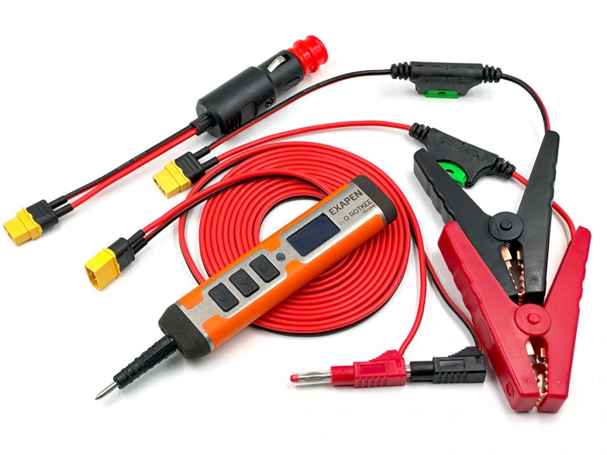Comprobador de circuitos automotrices multiusos ExaPen con capacidad de diagnóstico incorporada